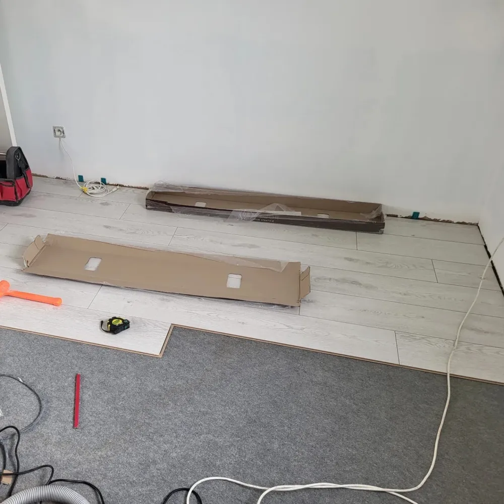 Travaux pose de parquet